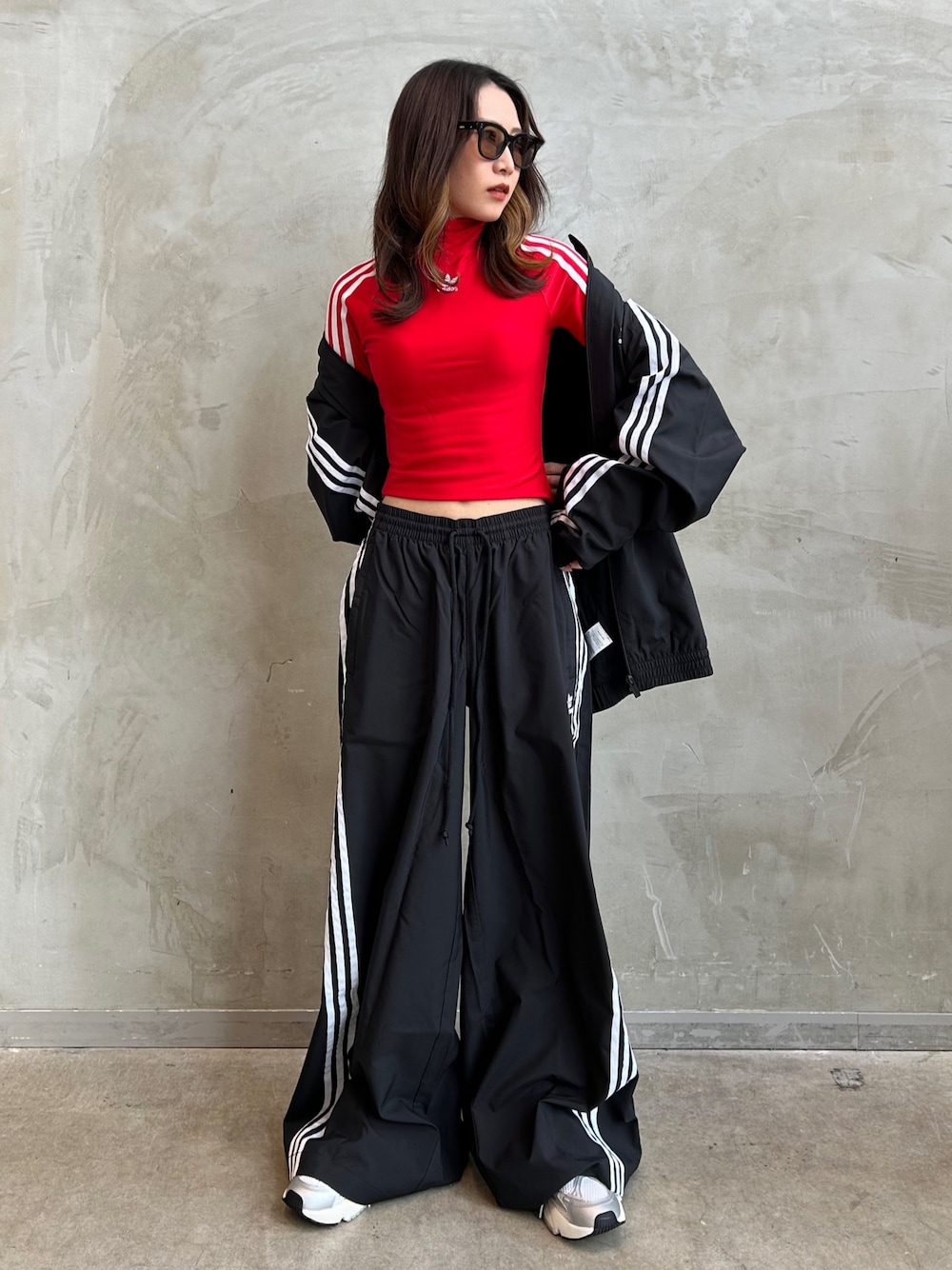 adidas - adidas 秋冬保温　セットアップ キルト長袖シャツ＆ボンディングスカート ST(アディダス オリジナルスショップ 福岡)｜adidasのスニーカー