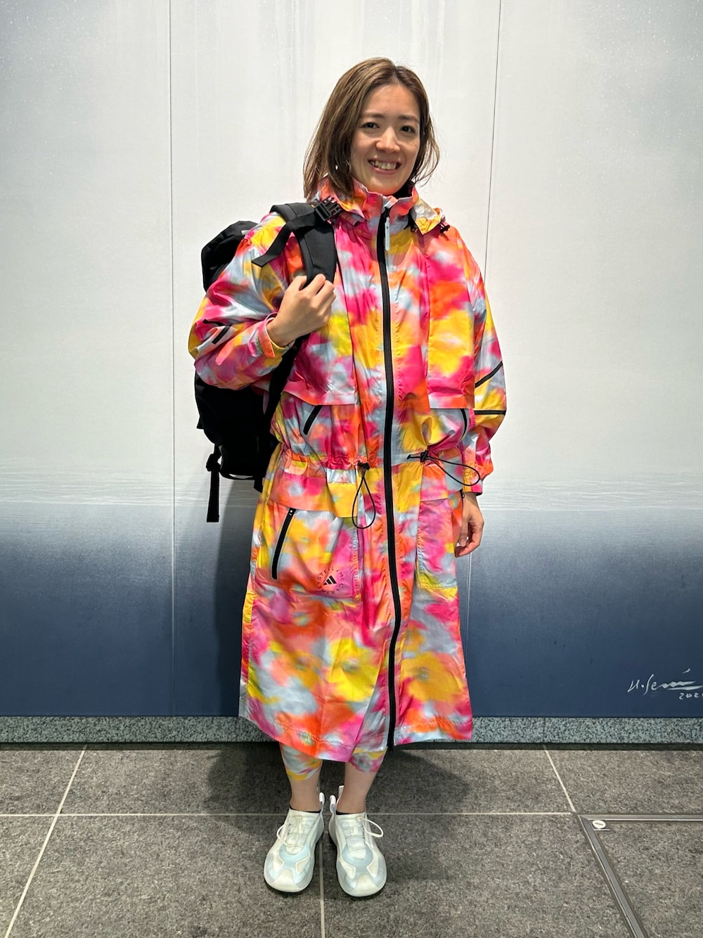 adidas by Stella McCartney プリントロングパーカー、adidas by