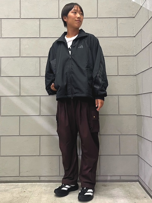 adidas ジャージトップワーディング ルーズフィット ウーブンジャケット アディダス ワーディング ルーズフィット ウーブンジャケット