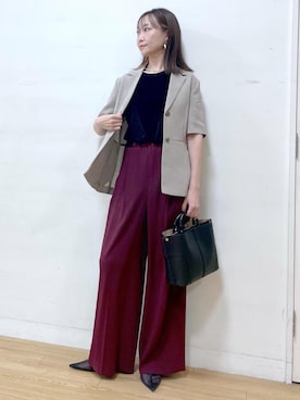 「アイテム（ショルダーバッグ）」を使った、asさん（レディース・164cm・40代）の夏コーディネート
