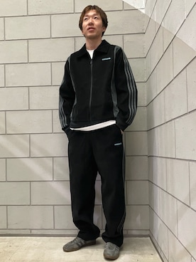 「adidas originals」｜「アイテム（ブルゾン）」を使った、AMさん（メンズ・175cm）の秋コーディネート