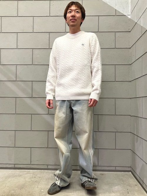 オリジナルスゴルフ Originals ケーブルニット セーター【adidas Golf