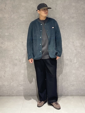 「アイテム（ノーカラージャケット）」を使った、たいようさん（メンズ・170cm・20代）の秋コーディネート