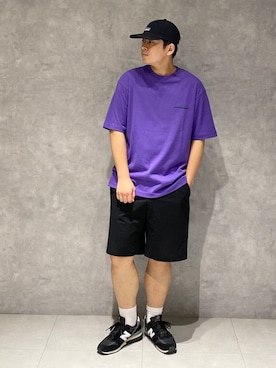 「OUTDOOR EXCHANGE（アウトドアエクスチェンジ）のアイテム」を使った、たいようさん（メンズ・170cm）の夏コーディネート