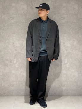 「アイテム（ポロシャツ）」を使った、たいようさん（メンズ・170cm・20代）の秋コーディネート