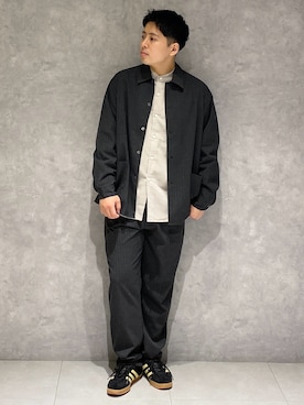 「季節の変わり目羽織コーデ」｜たいようさん（メンズ・170cm）の秋コーディネート