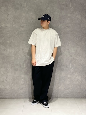 「MARMOT（マーモット）の『別注』Marmot×DOORS　DOT AIR PANTS（その他パンツ、ブラック系）」を使った、たいようさん（メンズ・170cm）の春コーディネート