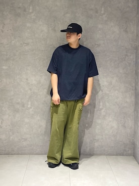 「URBAN RESEARCH DOORS（アーバンリサーチドアーズ）のアイテム（キャップ）」を使った、たいようさん（メンズ・170cm）の春コーディネート
