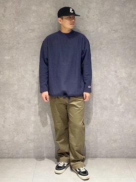 「アイテム（チノパンツ）」を使った、たいようさん（メンズ・170cm・20代）の秋コーディネート
