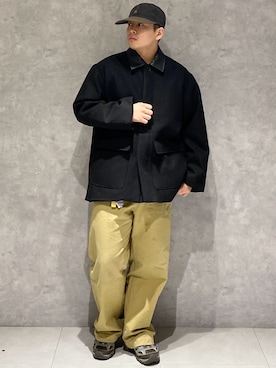 「アイテム（カバーオール）」を使った、たいようさん（メンズ・170cm）の冬コーディネート