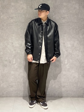「アイテム（その他アウター）」を使った、たいようさん（メンズ・170cm）の秋コーディネート