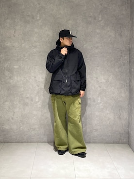 「Snow Peak（スノーピーク）のアイテム」を使った、たいようさん（メンズ・170cm）の冬コーディネート