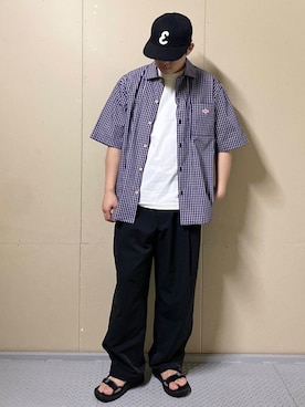 「DANTON」｜たいようさん（メンズ・168cm）の春コーディネート