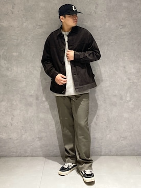 「アイテム（その他アウター）」を使った、たいようさん（メンズ・170cm・20代）の秋コーディネート