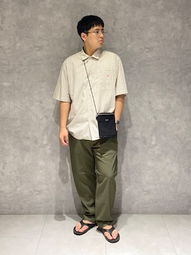 「アイテム（その他パンツ）」を使った、たいようさん（メンズ・170cm）の夏コーディネート