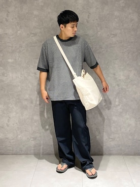 「やや暑い」｜たいようさん（メンズ・170cm）の夏コーディネート
