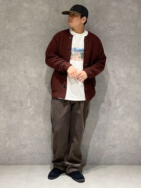 「季節の変わり目羽織コーデ」｜たいようさん（メンズ・170cm）の秋コーディネート