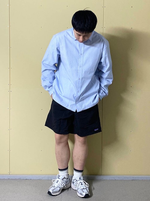 ストライプロングスリーブシャツ