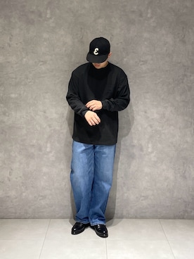 「Snow Peak（スノーピーク）のアイテム」を使った、たいようさん（メンズ・170cm）の冬コーディネート