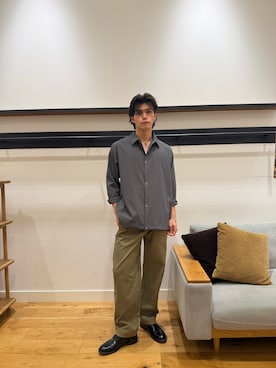 かわとゆうきさん（骨格ナチュラル・メンズ・177cm）の秋コーディネート