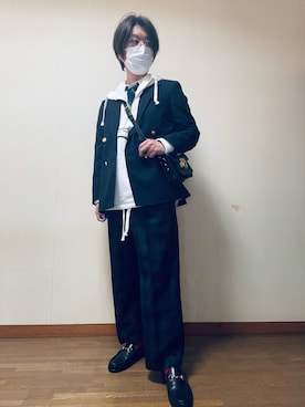 「アイテム（フォーマルスーツ/小物）」を使った、Bセットさん（メンズ・175cm）の秋コーディネート