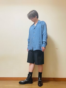 「アイテム（ブーツ）」を使った、Bセットさん（メンズ・175cm・30代）の秋コーディネート
