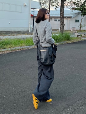 「無印良品（ムジルシリョウヒン）のアイテム」を使った、なかひなさん（レディース・160cm）の秋コーディネート