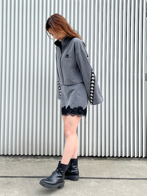 セール】ピンストライプトラックジャケット（ジャージ）｜Kappa