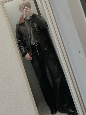 「アイテム（ミリタリージャケット）」を使った、けいそさん（メンズ・163cm・20代）の秋コーディネート