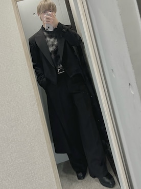 「アイテム（スーツジャケット）」を使った、けいそさん（メンズ・163cm）の秋コーディネート