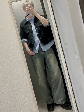 「CLEL（クレイル）のアイテム」を使った、けそさん（メンズ・163cm）の春コーディネート