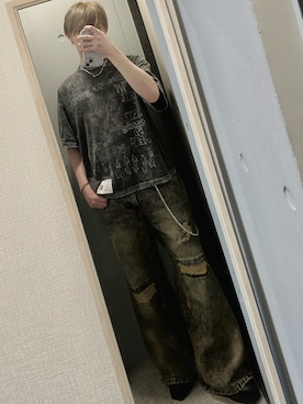 「モードストリート」｜「アイテム（アクセサリー）」を使った、けいそさん（メンズ・163cm）の夏コーディネート