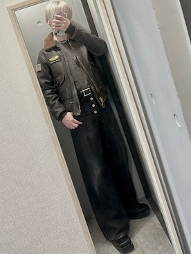 「CLEL（クレイル）のアイテム（パンツ）」を使った、けそさん（メンズ・163cm）の春コーディネート