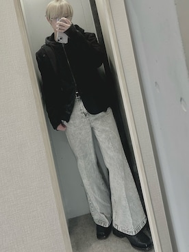 「Lui's（ルイス）のアイテム」を使った、けそさん（メンズ・163cm）の冬コーディネート