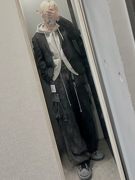 「JOHN LAWRENCE SULLIVAN（ジョンローレンスサリバン）のアイテム」を使った、けそさん（メンズ・163cm）の冬コーディネート