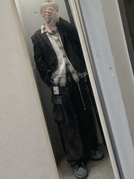 「JOHN LAWRENCE SULLIVAN（ジョンローレンスサリバン）のアイテム」を使った、けそさん（メンズ・163cm）の冬コーディネート