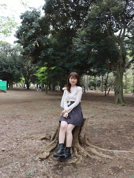 「dazzlin（ダズリン）のアイテム」を使った、杏仁豆腐さん（レディース・163cm）の春コーディネート