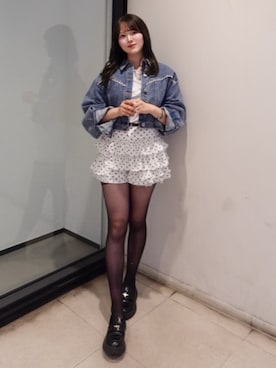 「CALNAMUR（カルナムール）のアイテム」を使った、amiさん（レディース・158cm）の春コーディネート