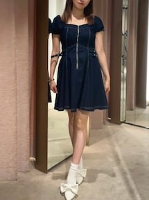 2WAYデニムワンピース|カルナムール(CALNAMUR)公式通販 2WAYデニムワンピース|カルナムール(CALNAMUR)公式通販