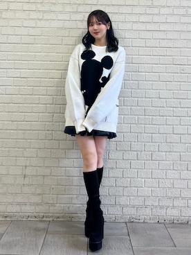 「ミッキー」｜amiさん（レディース・158cm）の秋コーディネート