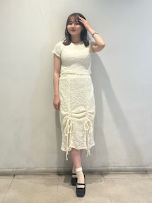 BALLET CHUNKY HEEL SHOSE/バレエチャンキーヒールシューズ