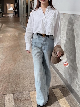 ⌇ 𝙎𝘼𝙔𝘼𝙆𝘼 ⌇さん（骨格ストレート・レディース・155cm）の秋コーディネート