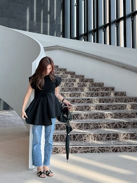 「HERMES（エルメス）のアイテム（サンダル）」を使った、⌇ 𝙎𝘼𝙔𝘼𝙆𝘼 ⌇さん（レディース・155cm）の秋コーディネート