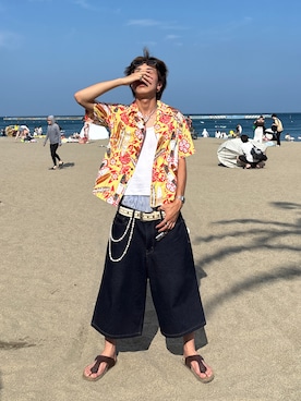 「アイテム（腕時計）」を使った、Syunyaさん（メンズ・179cm）の夏コーディネート