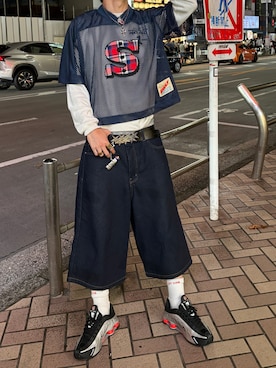 「アイテム（その他トップス）」を使った、Syunyaさん（メンズ・179cm）の秋コーディネート