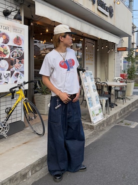 「アイテム（ドレスシューズ）」を使った、Syunyaさん（メンズ・179cm）の夏コーディネート