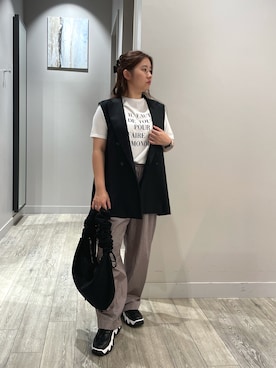「アイテム（ベスト）」を使った、natsuki20190601さん（レディース・147cm）の夏コーディネート