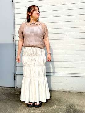 「NOMINE（ノミネ）のアイテム」を使った、natsuki20190601さん（レディース・147cm）の夏コーディネート