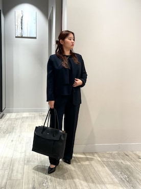 「アイテム（ノーカラージャケット）」を使った、natsuki20190601さん（レディース・147cm）の夏コーディネート