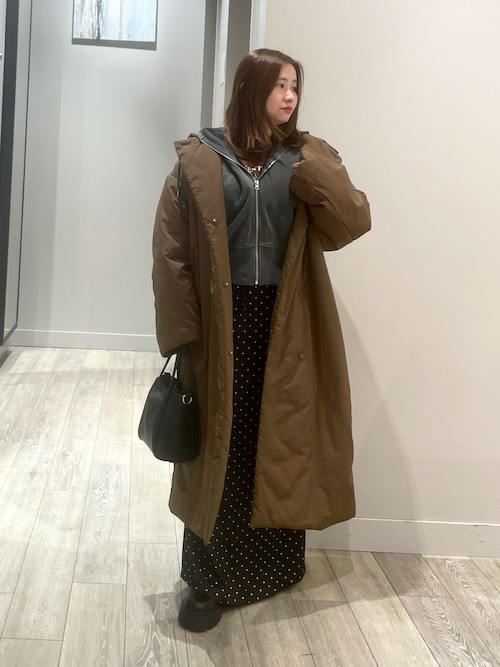 abahouse mavie（アバハウスマヴィ） パーカー 裏毛ピグメントショート